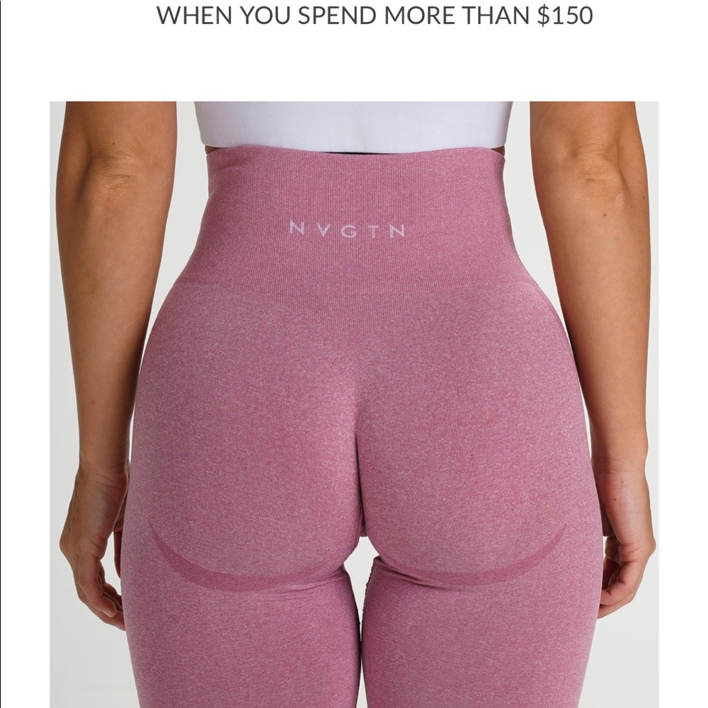 NVGTN XL Pink Pastel Contour leggings